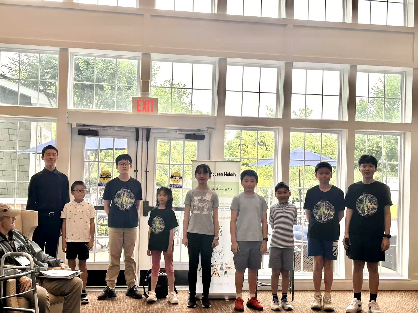 The curtain rises on the summer music concert