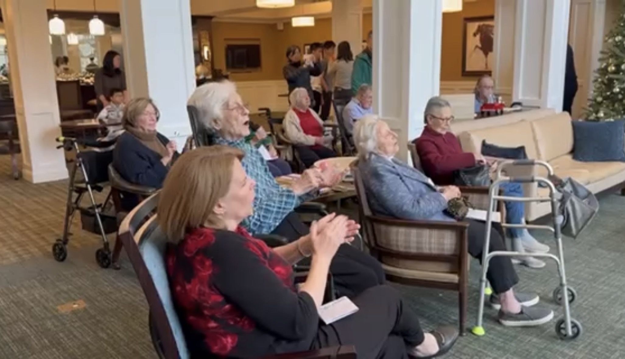 A Shared Celebration: Volunteering and Rhythm Games at the Senior Center